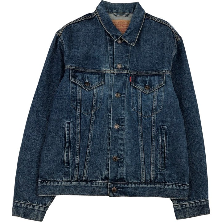 1990'S Levi's 70503-0490 Denim Jacket (Men's Size M equivalent) Vintage cotton navy blue type Vintage Second Hand