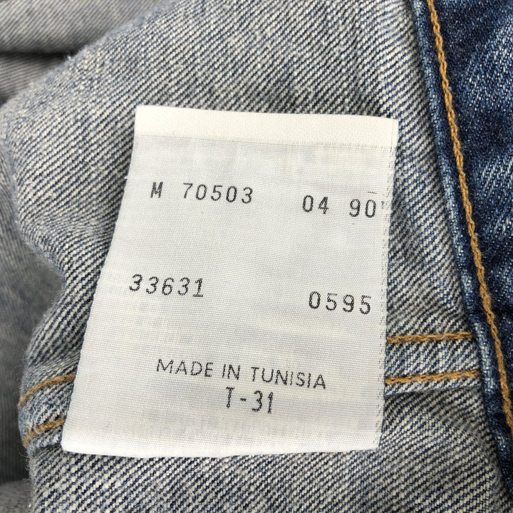 1990'S Levi's 70503-0490 Denim Jacket (Men's Size M equivalent) Vintage cotton navy blue type Vintage Second Hand