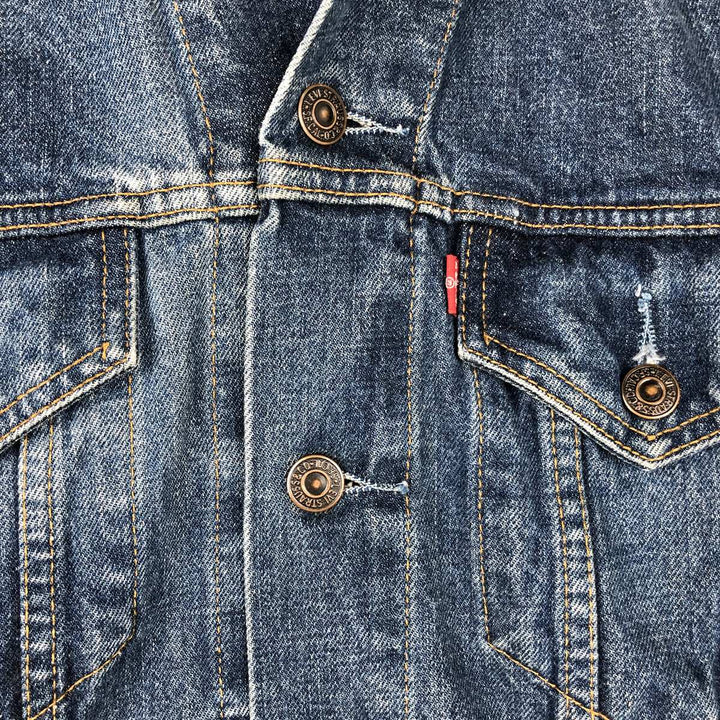 1990'S Levi's 70503-0490 Denim Jacket (Men's Size M equivalent) Vintage cotton navy blue type Vintage Second Hand