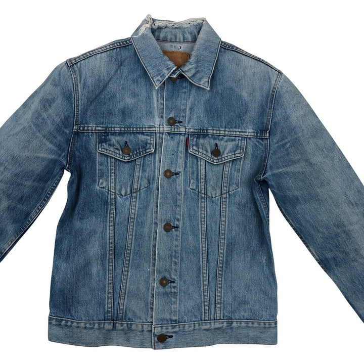 ~1990'S Levi's 70505-0217 Denim Jacket (Men's Size S equivalent) Vintage unclear Blue type light blue Vintage Second Hand