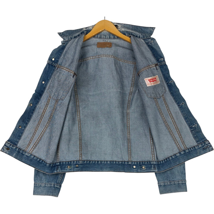 ~1990'S Levi's 70505-0217 Denim Jacket (Men's Size S equivalent) Vintage unclear Blue type light blue Vintage Second Hand