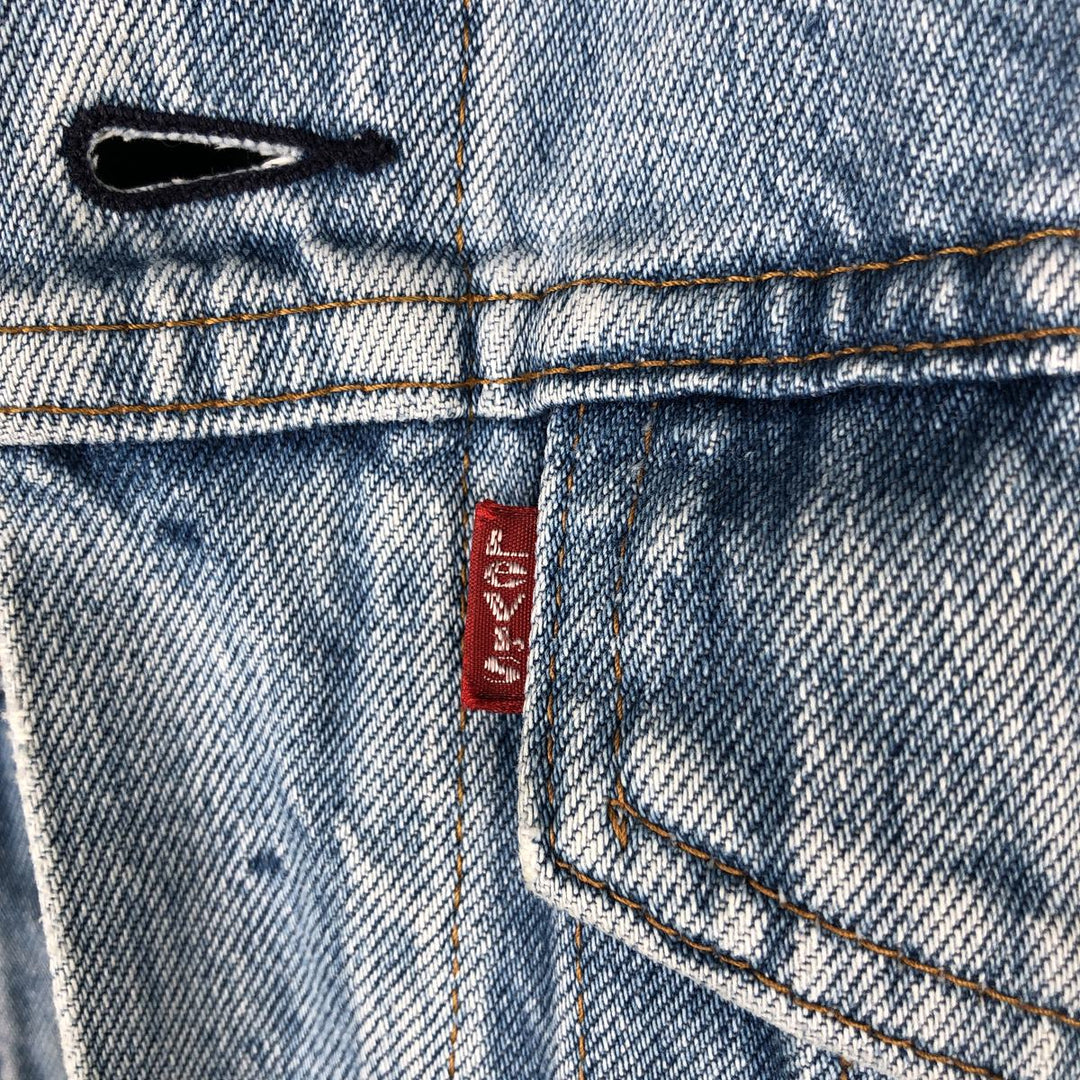 ~1990'S Levi's 70505-0217 Denim Jacket (Men's Size S equivalent) Vintage unclear Blue type light blue Vintage Second Hand