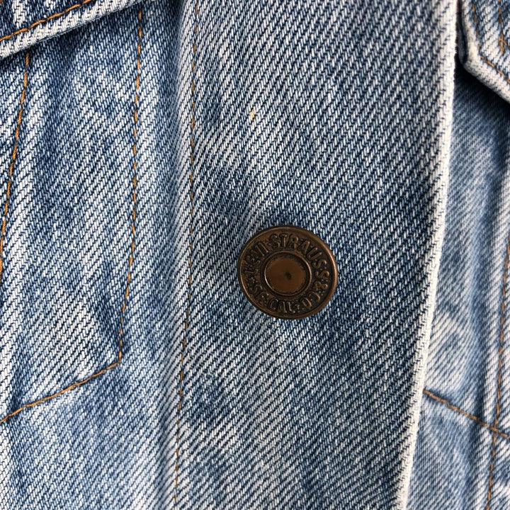 ~1990'S Levi's 70505-0217 Denim Jacket (Men's Size S equivalent) Vintage unclear Blue type light blue Vintage Second Hand