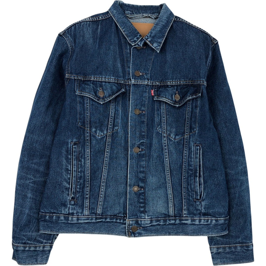 Levi's denim jacket, denim jacket, men's size M unclear navy blue type Vintage Second Hand