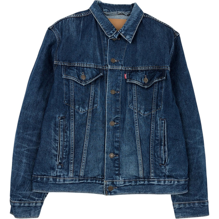 Levi's denim jacket, denim jacket, men's size M unclear navy blue type Vintage Second Hand