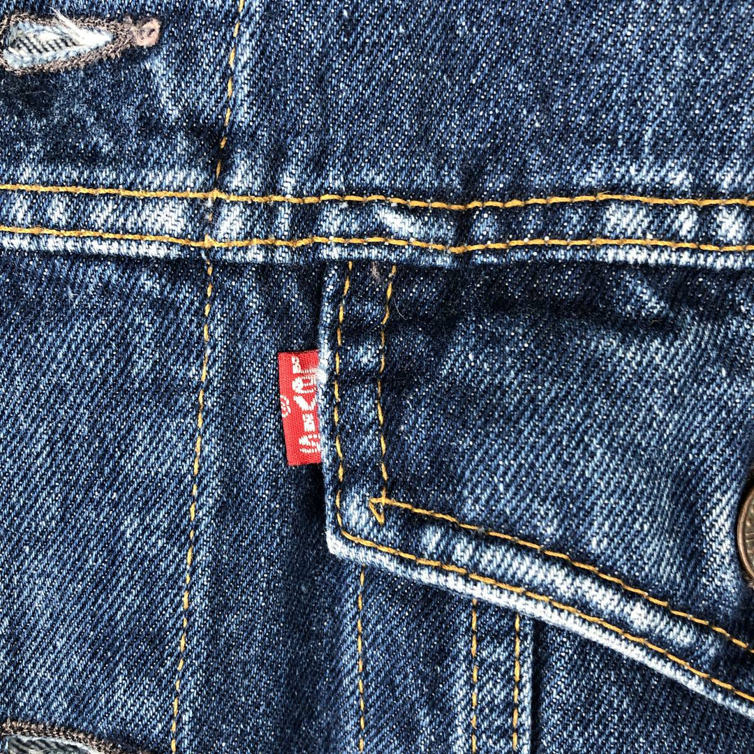 Levi's denim jacket, denim jacket, men's size M unclear navy blue type Vintage Second Hand
