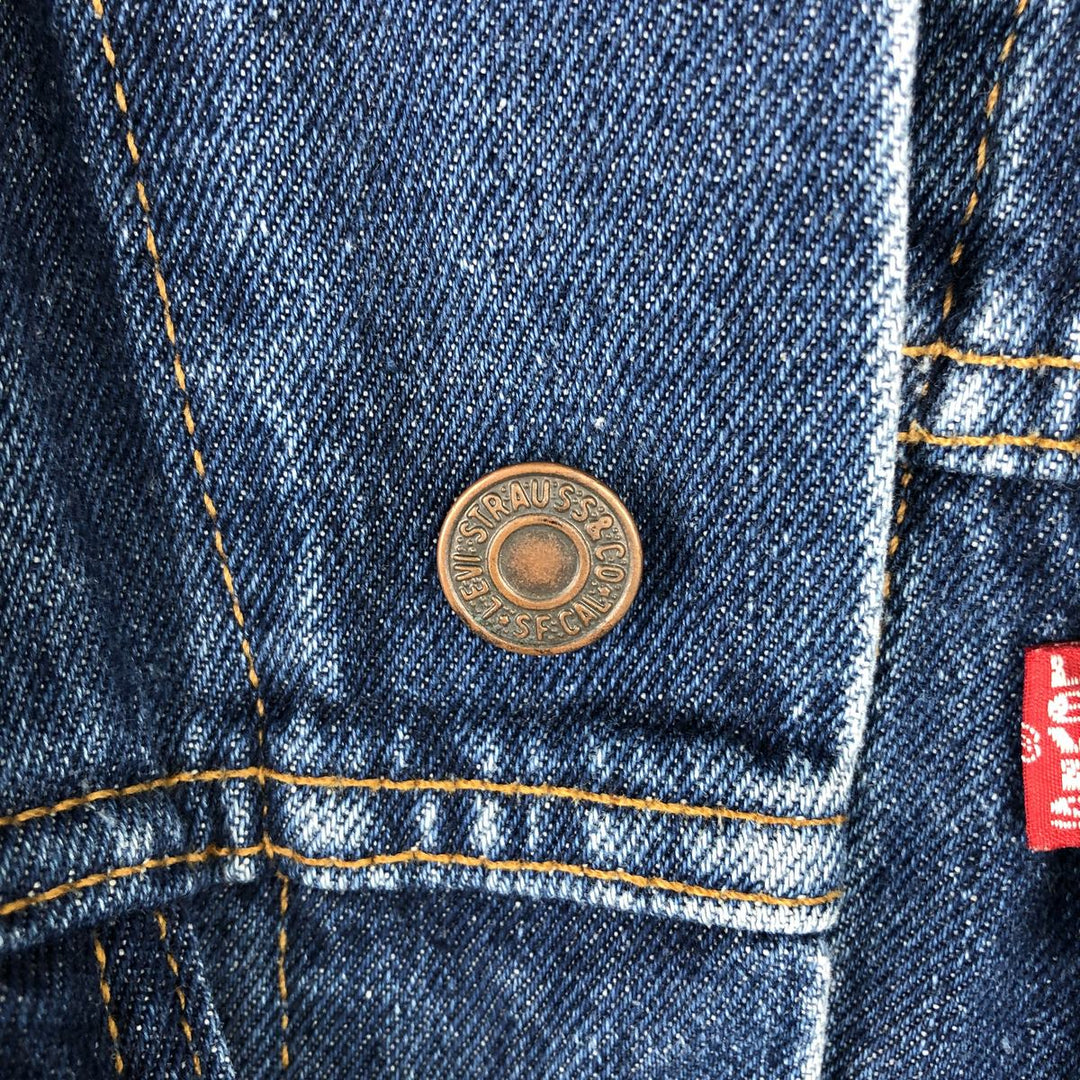 Levi's denim jacket, denim jacket, men's size M unclear navy blue type Vintage Second Hand