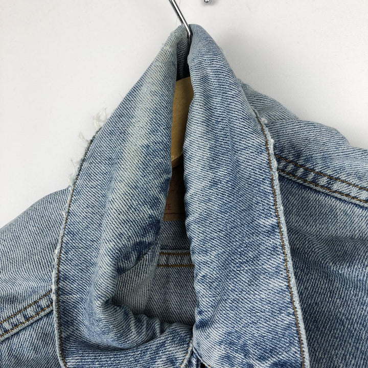 90'S Levi's 70503-0216 denim jacket, denim jacket, men's size M, vintage cotton Blue type light blue Vintage Second Hand