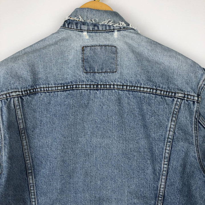 90'S Levi's 70503-0216 denim jacket, denim jacket, men's size M, vintage cotton Blue type light blue Vintage Second Hand