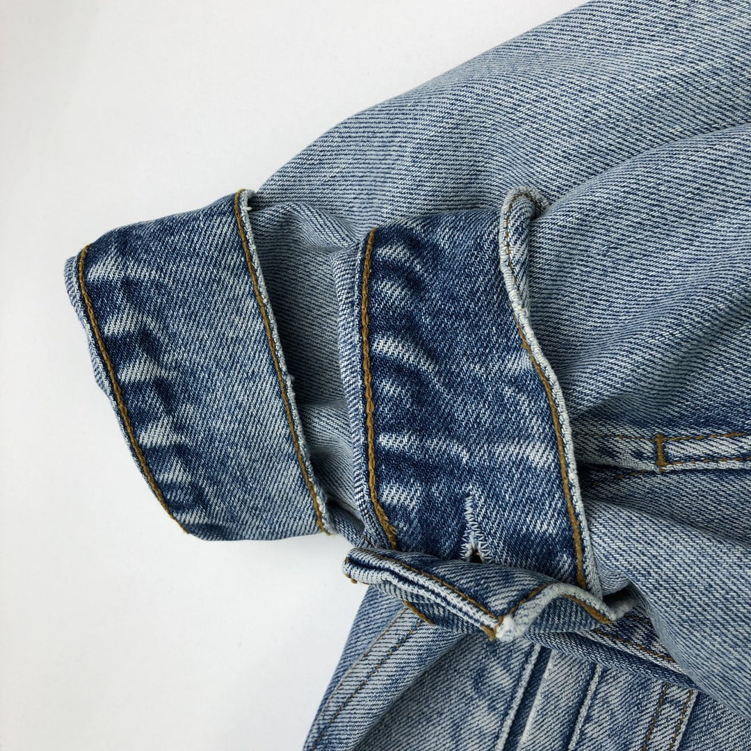 90'S Levi's 70503-0216 denim jacket, denim jacket, men's size M, vintage cotton Blue type light blue Vintage Second Hand
