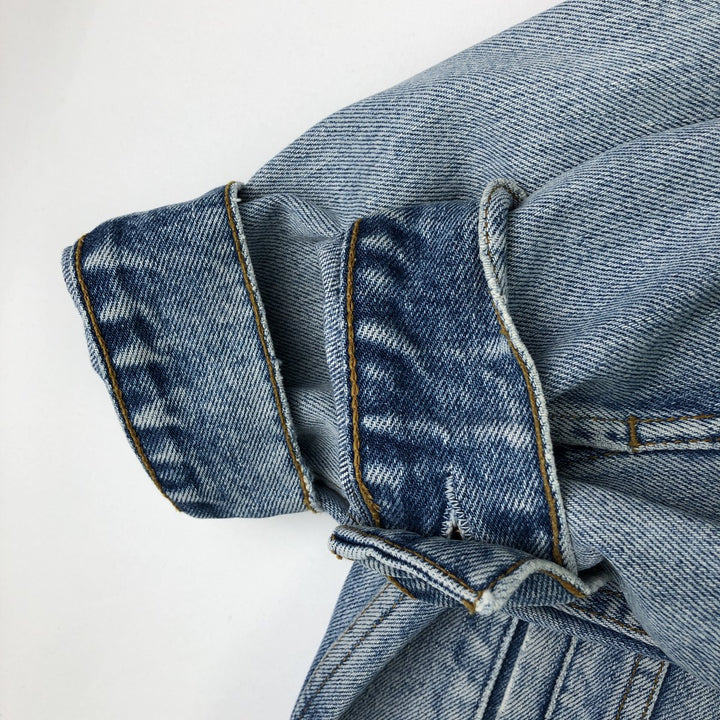 90'S Levi's 70503-0216 denim jacket, denim jacket, men's size M, vintage cotton Blue type light blue Vintage Second Hand
