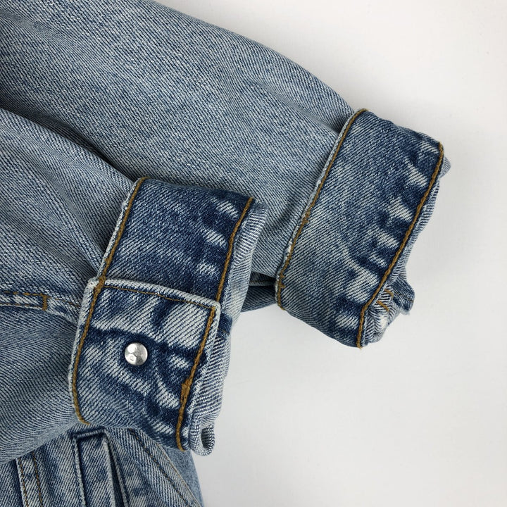 90'S Levi's 70503-0216 denim jacket, denim jacket, men's size M, vintage cotton Blue type light blue Vintage Second Hand
