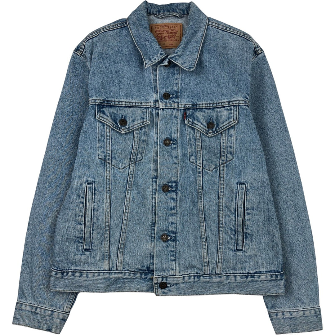 90'S Levi's 70503-0210 denim jacket, denim jacket, men's size M, vintage cotton Blue type light blue Vintage Second Hand