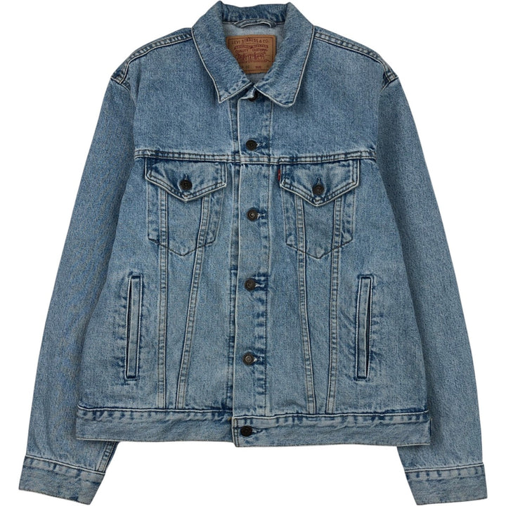 90'S Levi's 70503-0210 denim jacket, denim jacket, men's size M, vintage cotton Blue type light blue Vintage Second Hand