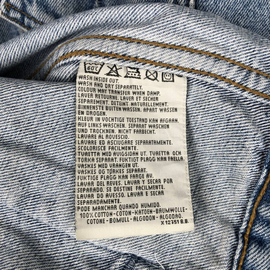 90'S Levi's 70503-0210 denim jacket, denim jacket, men's size M, vintage cotton Blue type light blue Vintage Second Hand