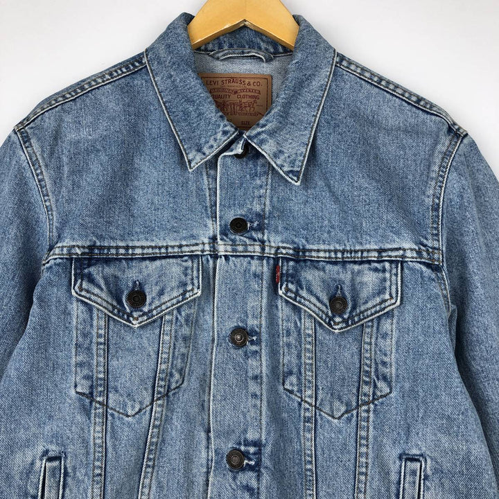 90'S Levi's 70503-0210 denim jacket, denim jacket, men's size M, vintage cotton Blue type light blue Vintage Second Hand