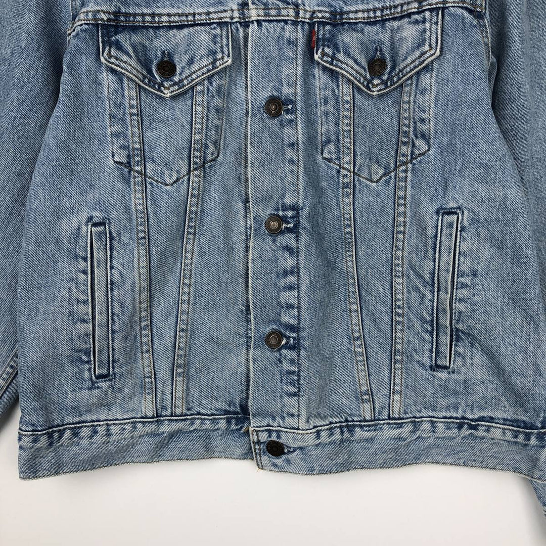 90'S Levi's 70503-0210 denim jacket, denim jacket, men's size M, vintage cotton Blue type light blue Vintage Second Hand