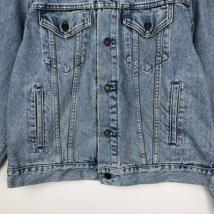 90'S Levi's 70503-0210 denim jacket, denim jacket, men's size M, vintage cotton Blue type light blue Vintage Second Hand
