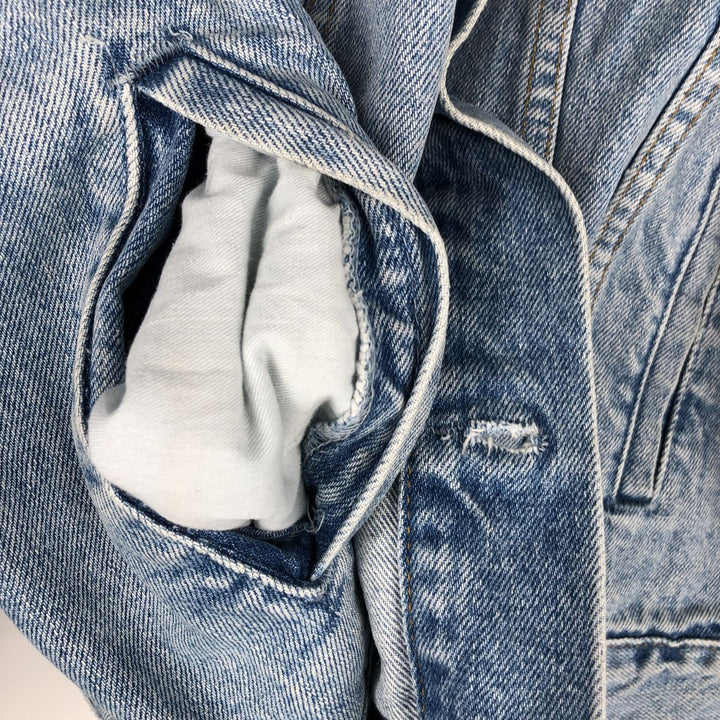 90'S Levi's 70503-0210 denim jacket, denim jacket, men's size M, vintage cotton Blue type light blue Vintage Second Hand
