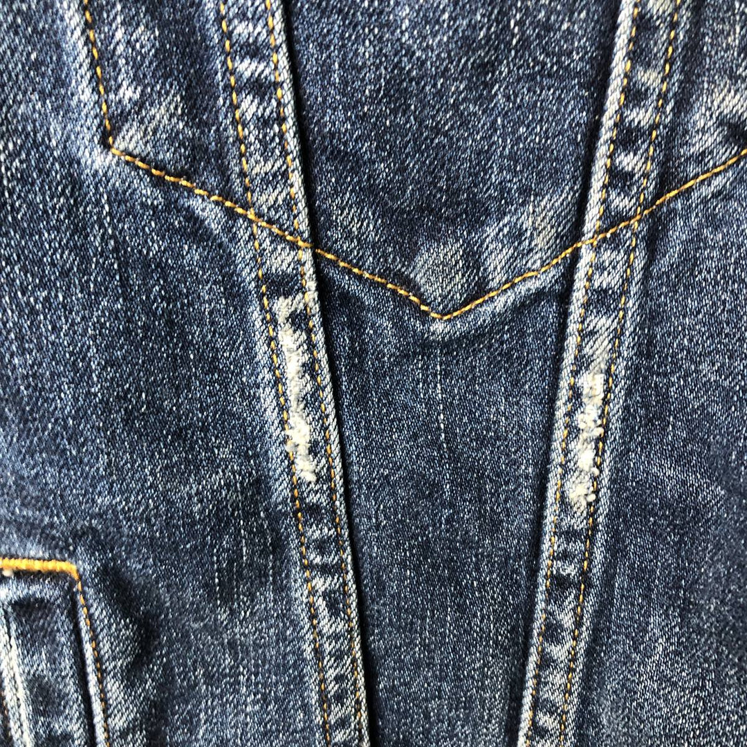 Ralph Lauren DENIM and SUPPLY denim jacket with American flag pattern, men's size L (approx.) cotton blue type Vintage Second Hand