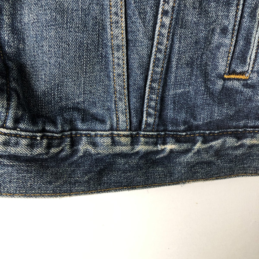 Ralph Lauren DENIM and SUPPLY denim jacket with American flag pattern, men's size L (approx.) cotton blue type Vintage Second Hand