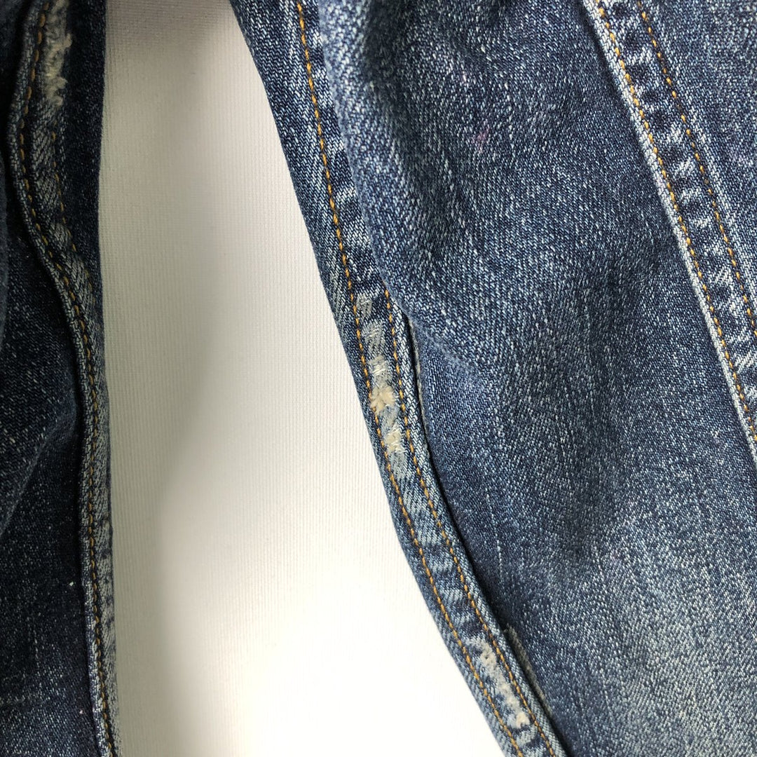 Ralph Lauren DENIM and SUPPLY denim jacket with American flag pattern, men's size L (approx.) cotton blue type Vintage Second Hand