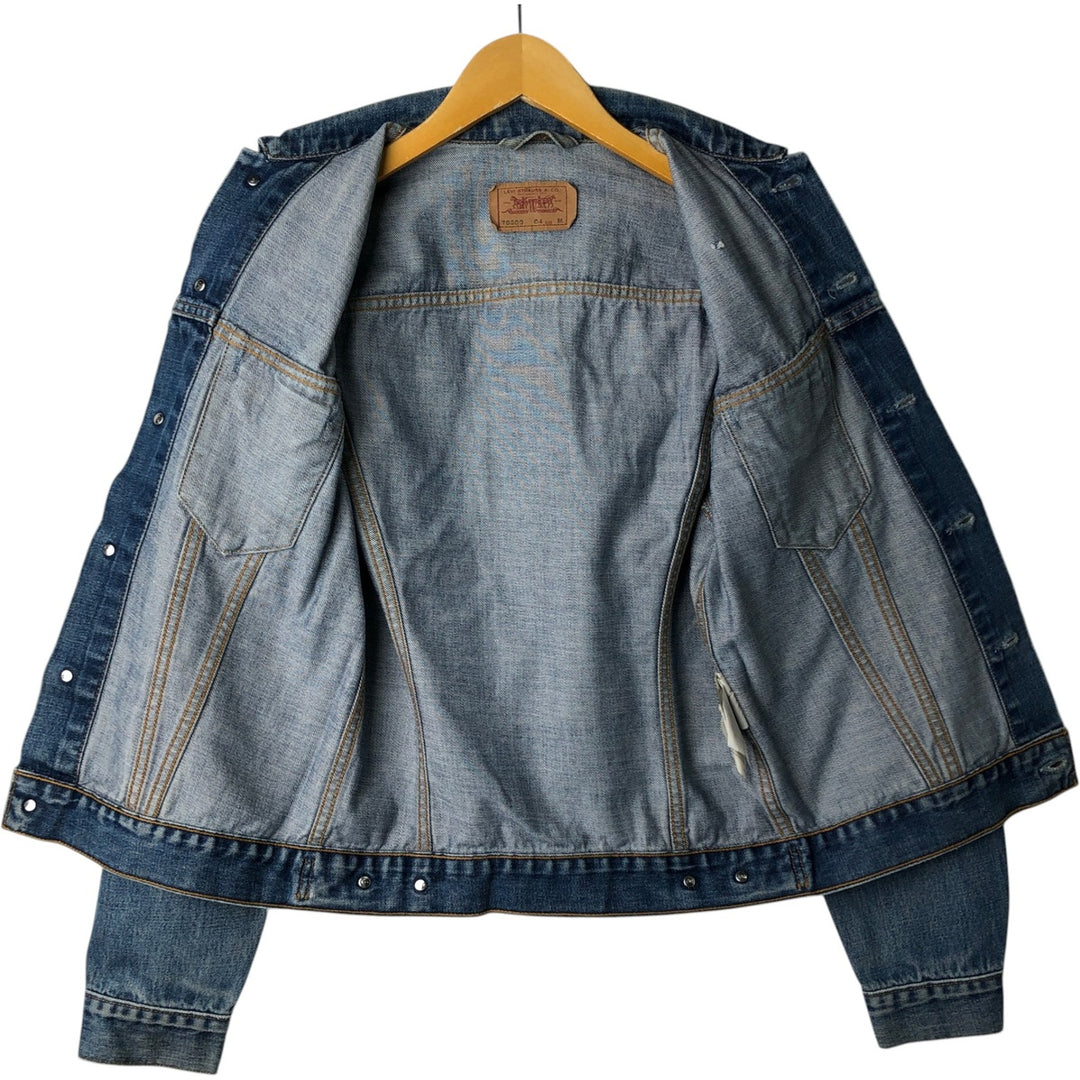 2000'S Levi's 70500-0414 Euro Model Denim Jacket (Men's Size M) cotton blue type Vintage Second Hand