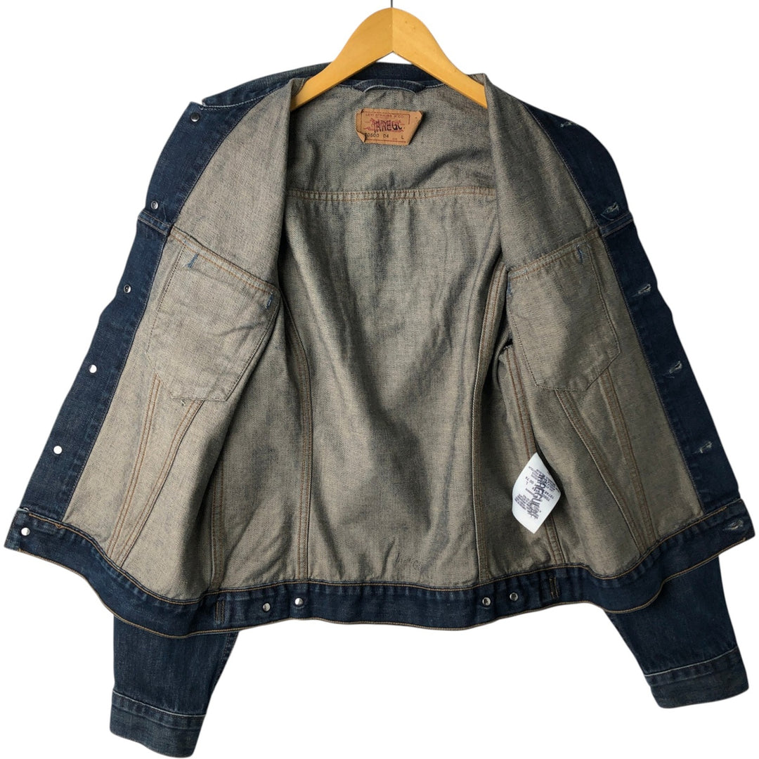 2000'S Levi's 70500-0474 Euro Model Denim Jacket (Men's Size L) cotton blue type Vintage Second Hand