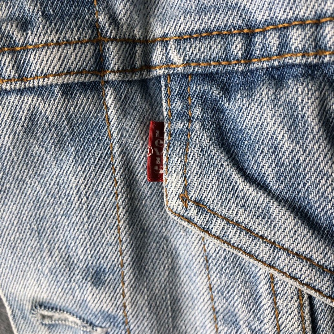 1990'S Levi's 70503-0447 Denim Jacket (Men's Size L equivalent) Vintage cotton blue type Vintage Second Hand