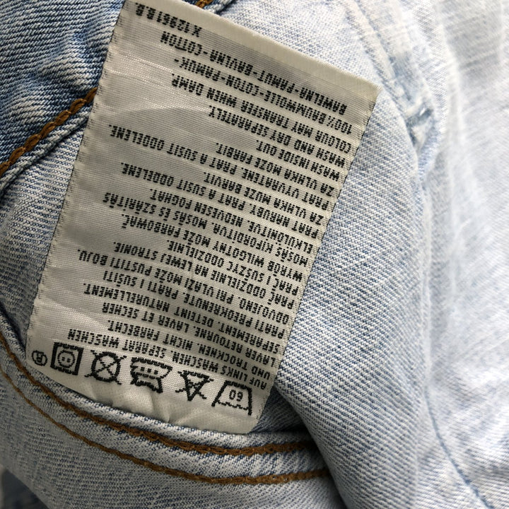 1990'S Levi's 70503-0447 Denim Jacket (Men's Size L equivalent) Vintage cotton blue type Vintage Second Hand