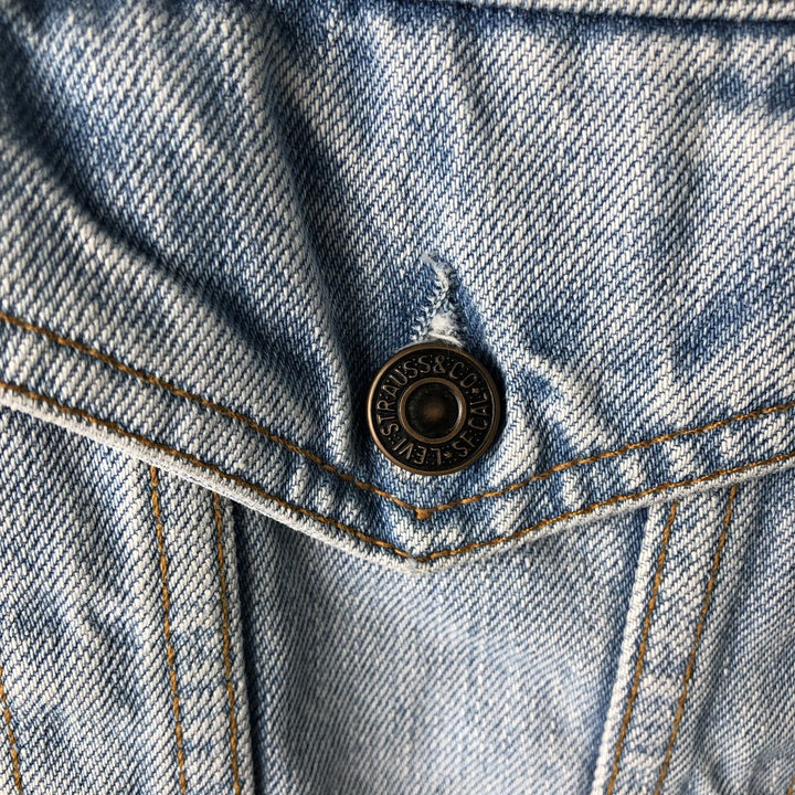 1990'S Levi's 70503-0447 Denim Jacket (Men's Size L equivalent) Vintage cotton blue type Vintage Second Hand