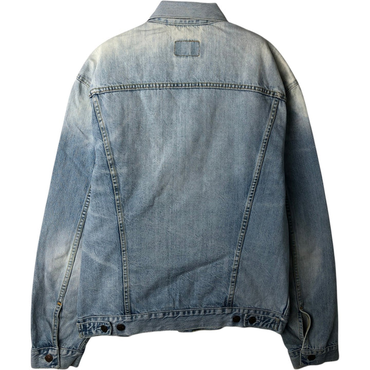 2000'S Levi's 70550-0410 Euro Model Denim Jacket (Men's Size L) cotton blue type Vintage Second Hand