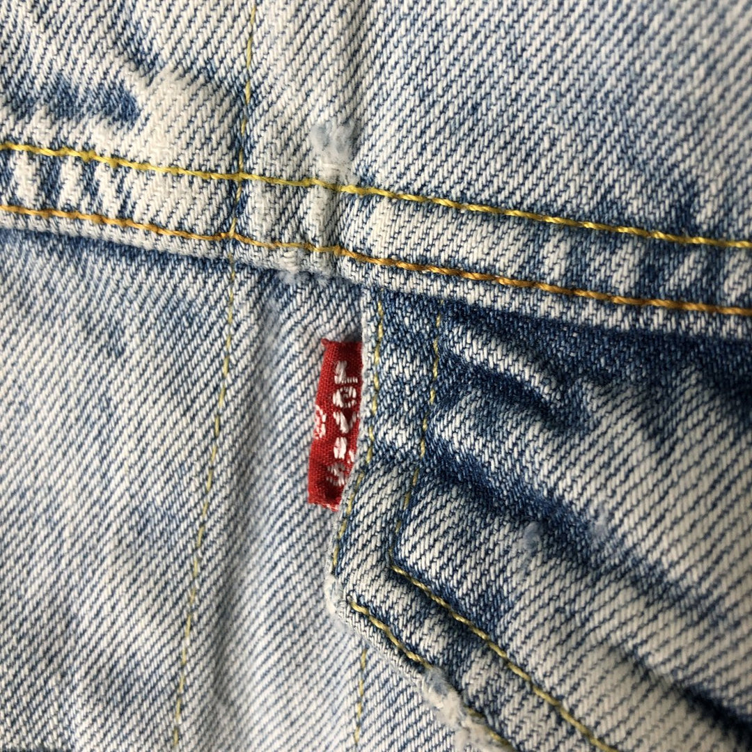 2000'S Levi's 70550-0410 Euro Model Denim Jacket (Men's Size L) cotton blue type Vintage Second Hand