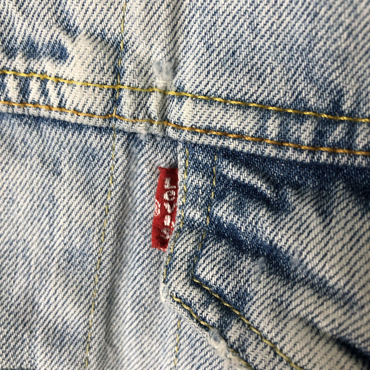 2000'S Levi's 70550-0410 Euro Model Denim Jacket (Men's Size L) cotton blue type Vintage Second Hand