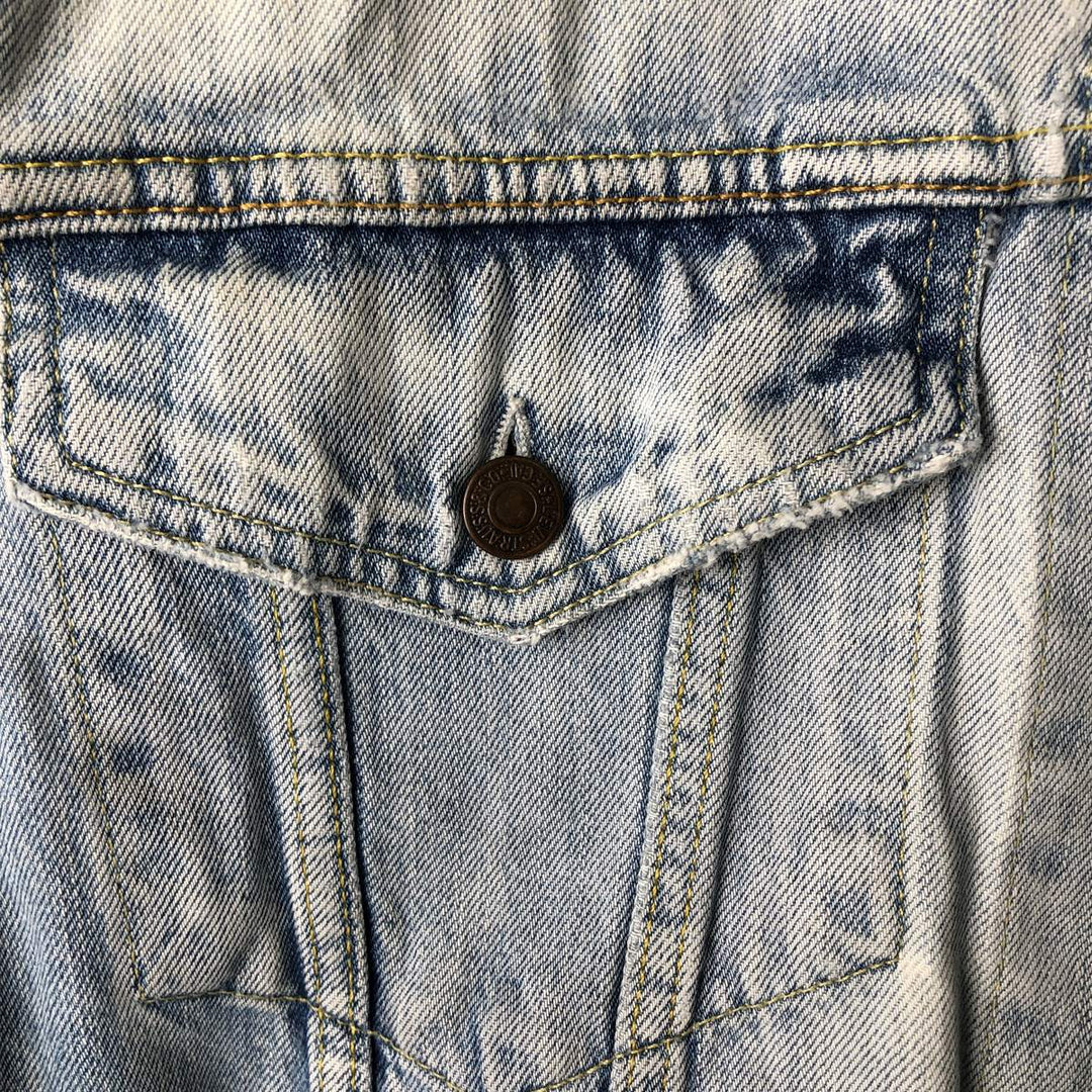 2000'S Levi's 70550-0410 Euro Model Denim Jacket (Men's Size L) cotton blue type Vintage Second Hand