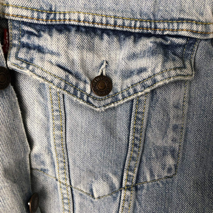 2000'S Levi's 70550-0410 Euro Model Denim Jacket (Men's Size L) cotton blue type Vintage Second Hand