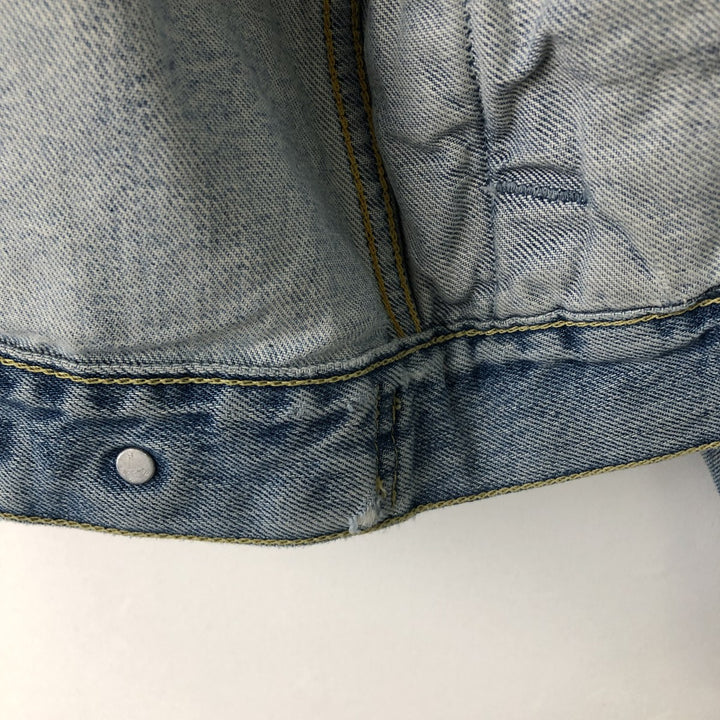 2000'S Levi's 70550-0410 Euro Model Denim Jacket (Men's Size L) cotton blue type Vintage Second Hand