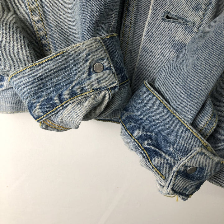 2000'S Levi's 70550-0410 Euro Model Denim Jacket (Men's Size L) cotton blue type Vintage Second Hand