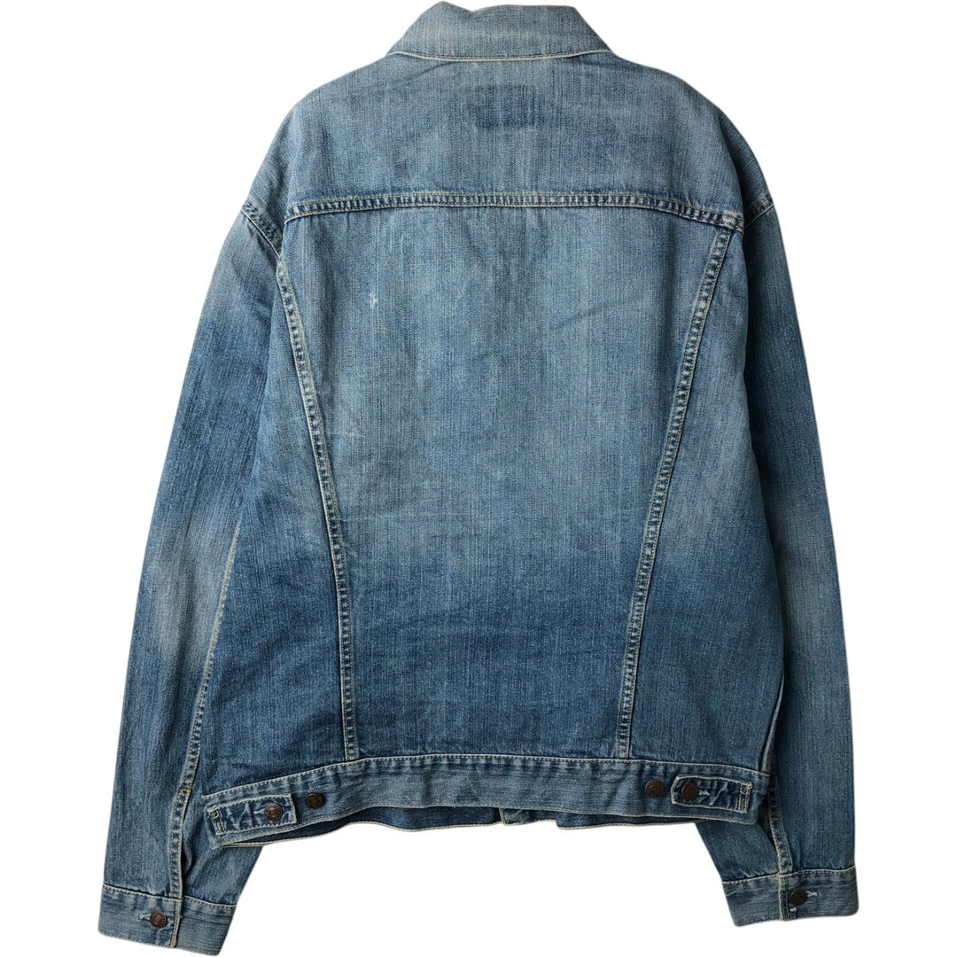 Levi's denim jacket, denim jacket, men's size XL unclear blue type Vintage Second Hand