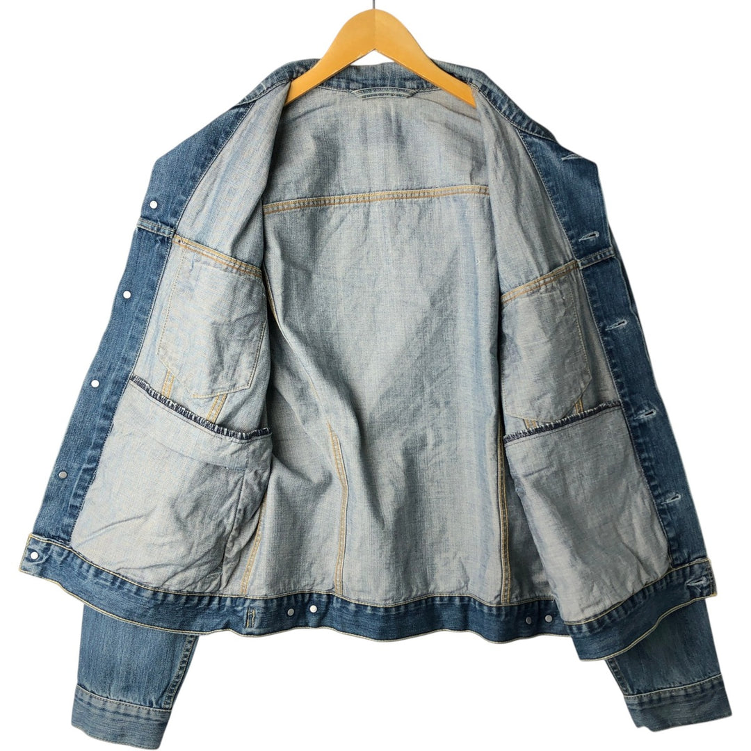 Levi's denim jacket, denim jacket, men's size XL unclear blue type Vintage Second Hand