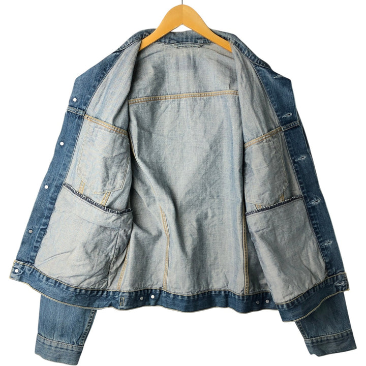 Levi's denim jacket, denim jacket, men's size XL unclear blue type Vintage Second Hand