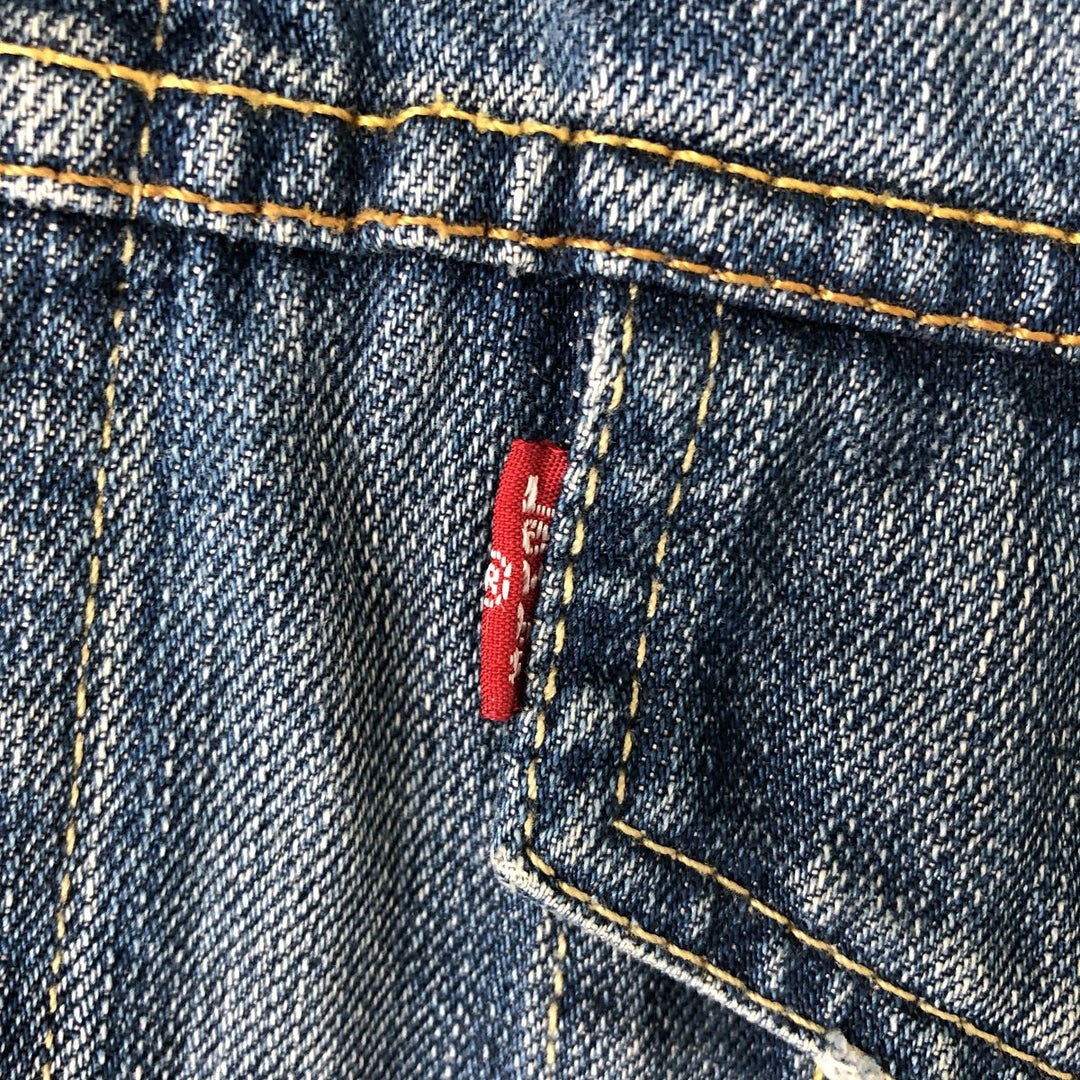 Levi's denim jacket, denim jacket, men's size XL unclear blue type Vintage Second Hand