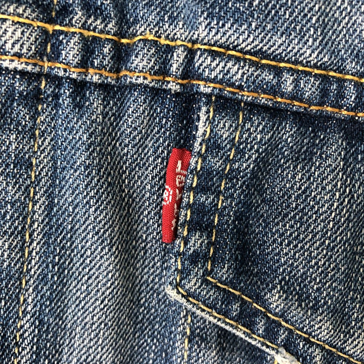 Levi's denim jacket, denim jacket, men's size XL unclear blue type Vintage Second Hand
