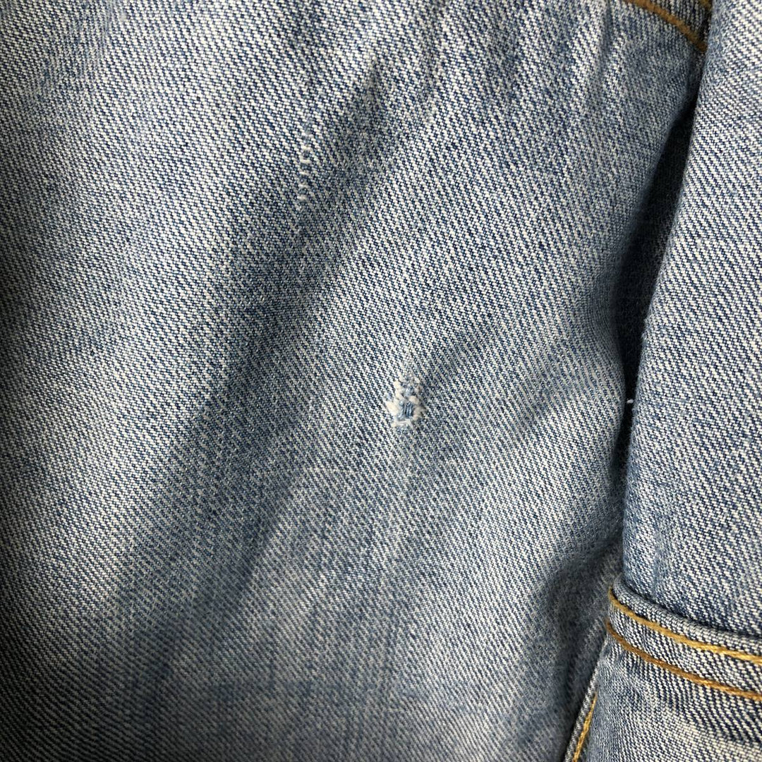 Levi's denim jacket, denim jacket, men's size XL unclear blue type Vintage Second Hand