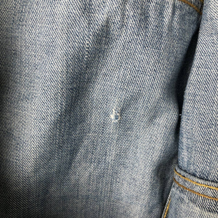 Levi's denim jacket, denim jacket, men's size XL unclear blue type Vintage Second Hand