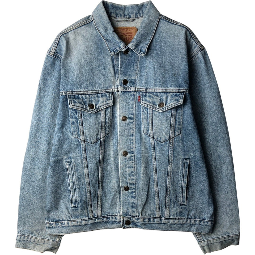 Levi's 70503-02 Denim Jacket, Men's Size L cotton blue type Vintage Second Hand