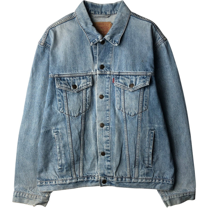 Levi's 70503-02 Denim Jacket, Men's Size L cotton blue type Vintage Second Hand