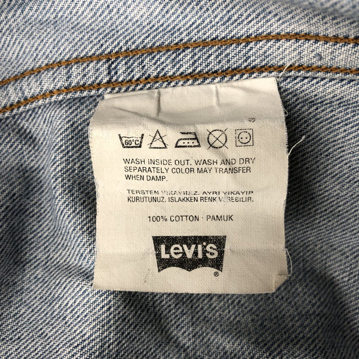 Levi's 70503-02 Denim Jacket, Men's Size L cotton blue type Vintage Second Hand