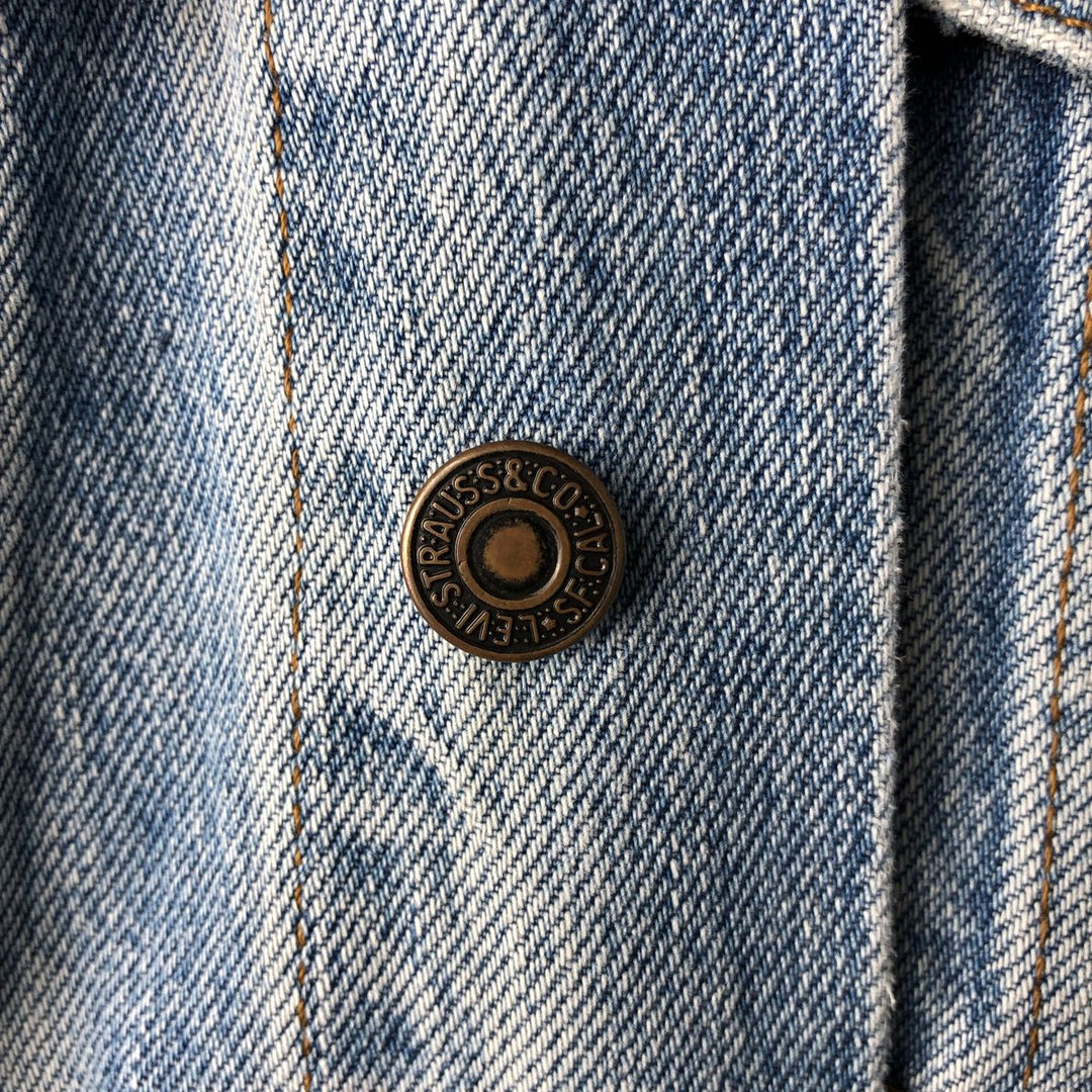 Levi's 70503-02 Denim Jacket, Men's Size L cotton blue type Vintage Second Hand