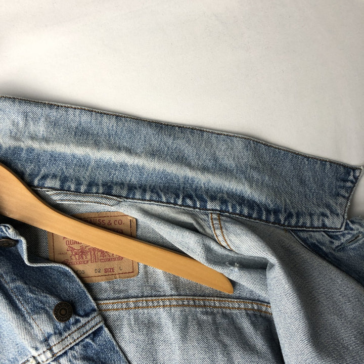 Levi's 70503-02 Denim Jacket, Men's Size L cotton blue type Vintage Second Hand
